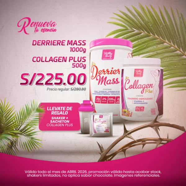Derriere Mass – 1kg / Collagen Plus – 500g