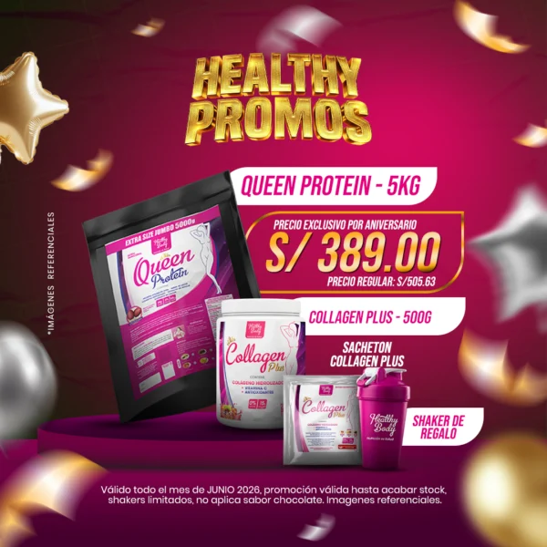 Queen Protein - 5KG + Collagen Plus - 500G