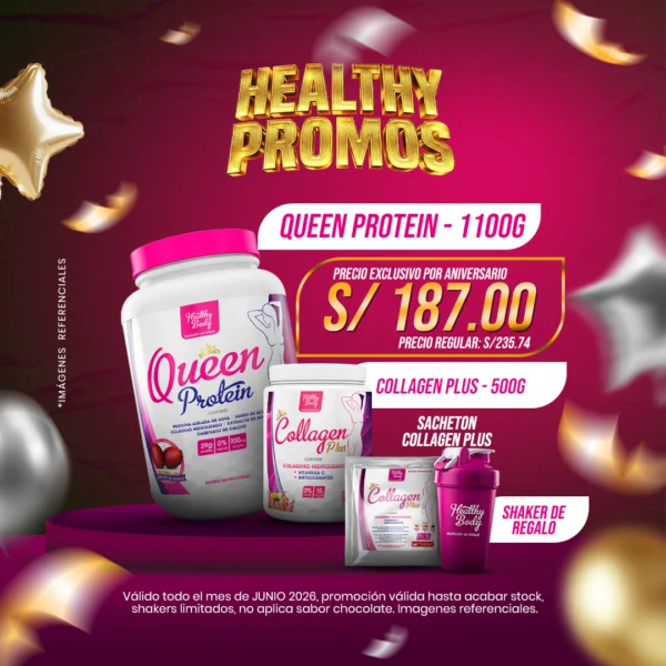 Queen Protein - 1100G + Collagen Plus - 500G